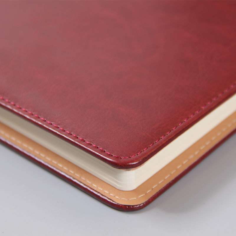 记事本a4笔记本商务办公大号厚日记文具本子皮质皮面定制LOGO