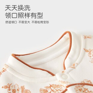 婴儿衣服秋冬新款连体衣一岁女宝宝公主风薄款中式周岁礼服开春装