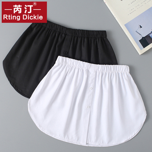 冬季卫衣叠穿内搭打底女半身裙子露白边遮胯小屁帘搭配毛衣假下摆