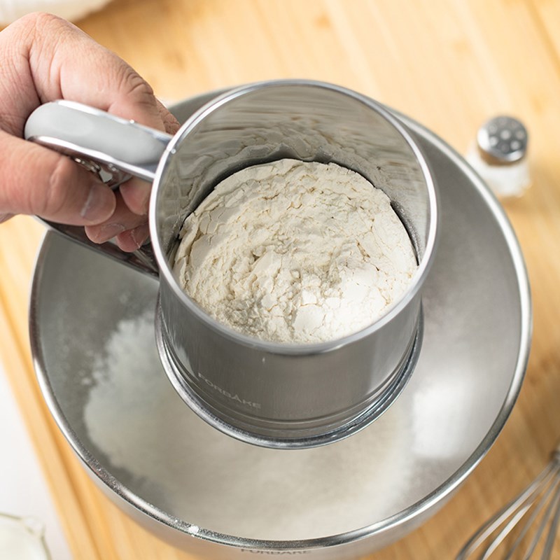 法焙客不锈钢网筛面粉筛手动糖粉筛家用烘焙工具半自动过滤网筛