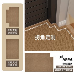 仿剑麻入户门地垫地毯进门玄关门外地垫入户蹭土门垫脚垫可裁剪