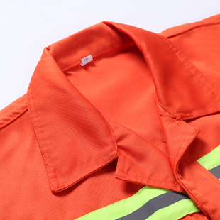 户外园林绿化反光条工服套装 工作服道路施工劳保服 清洁工环卫长袖