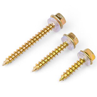 沪心高强度外六角自攻螺丝尖尾法兰面自攻钉自钻螺丝钉木螺丝M5M6