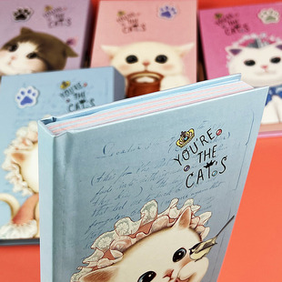 密码 锁笔记本女孩儿童礼物奖品 本带锁日记本可爱小猫咪小学生密码