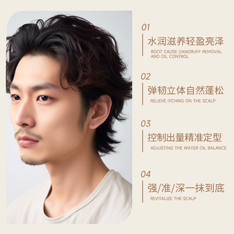 水谷发蜡发泥 S01幻变塑形发蜡 自然蓬松定型持久造型男士女士