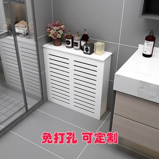 防水地暖分水器三面遮挡罩暖气片地热浴室开关阀门弱电箱遮挡柜子