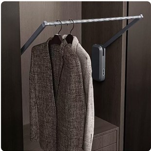 衣柜智能挂衣杆电动升降杆电动升降挂衣杆遥控电动升降挂衣架