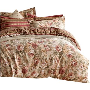 美式 2米床 3D小清新纯棉加厚磨毛四件套活性全棉被套床单套件1.8m