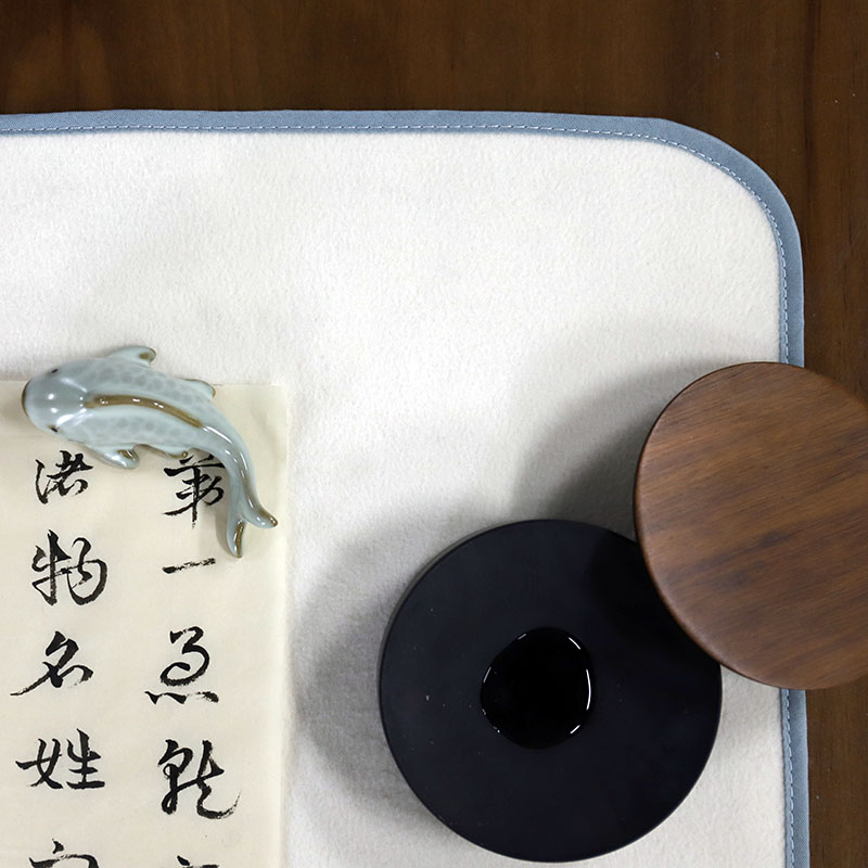 李小平淳安堂羊毛书画毛毡包边水洗初学生书法国画桌布垫文房四宝