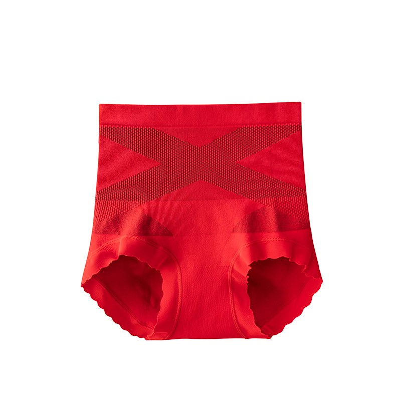 好宠鸿运龙年本命年红色内裤女士抗菌秋冬属龙高腰礼盒中腰新款