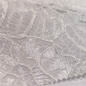 底布是复合雪纺料 有现货 进口复合蕾丝面料 股线蕾丝连衣裙布料