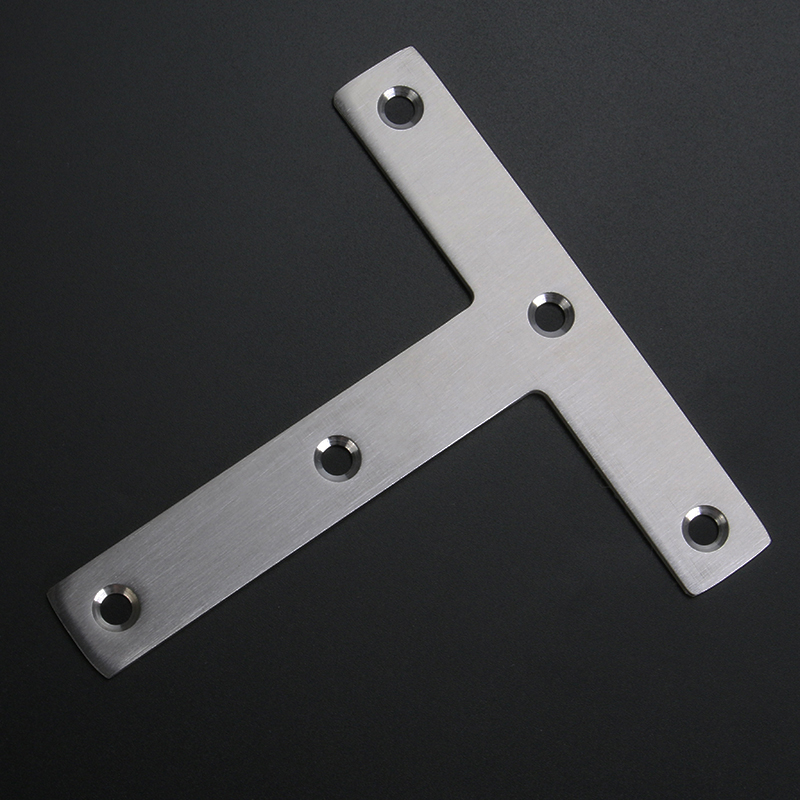 加厚不锈钢大角码TL型角马90度直角角铁平面固定层板托家具连接件
