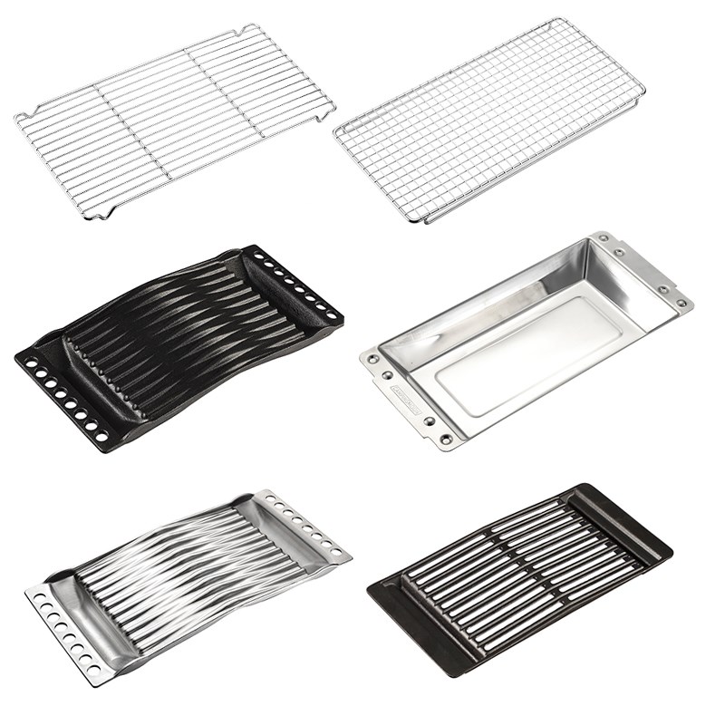柯曼铸铁烤盘烧烤牛排烧肉加厚铁盘烧烤网适用MT-0/5/55焚火台