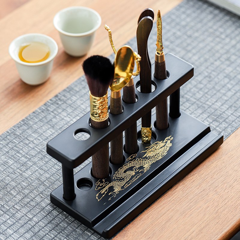 茶道六君子套装功夫茶具配件用品大全茶台泡茶工具套装茶桌摆件