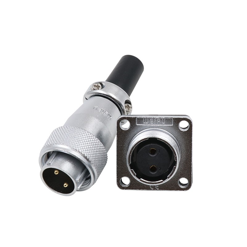 威浦航空插头ws1-2B芯3B芯B针插座公母电线工业连接器接插件
