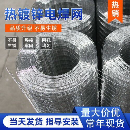 热镀锌铁丝网围栏防锈电焊网钢丝网防护养殖隔离防鼠养鸡栅栏围墙