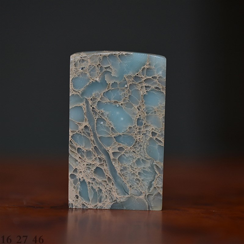 四川花坑绿冻石雅安绿 西安绿印章 天青石 金石篆刻姓名石头刻字