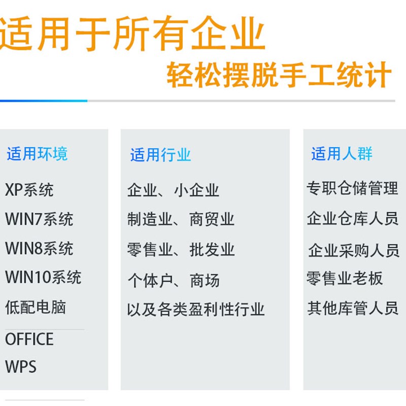 进销存软件销售开单库存出入库财务记账仓库excel报表格管理系统