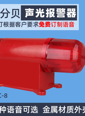 BC-8声光报警器高分贝380V220V龙门吊语音港口码头行车天车报警器
