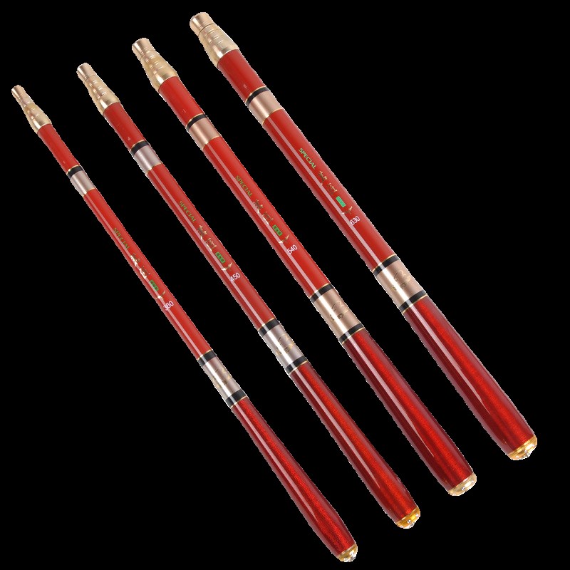 一竿多用袖珍定位手竿超轻超硬3超短节溪流竿28调新款变节钓鱼杆