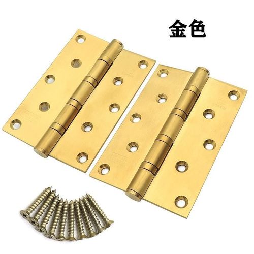 6寸不锈钢合页黑色折页大门铰链活页静音重型合页加宽加厚6x4x3u.