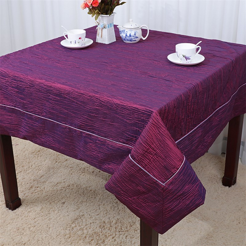 欧式高档餐桌桌旗方桌布防水防油茶几布艺桌垫隔热垫台布定制