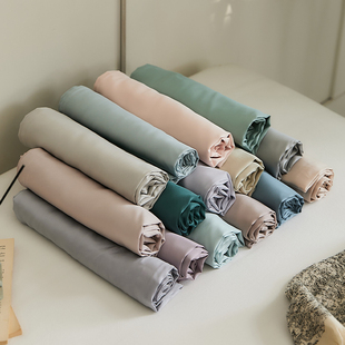 凉感枕头套48cmx74cm单个家用高级感一对拍2 纯色冰丝60支天丝夏季