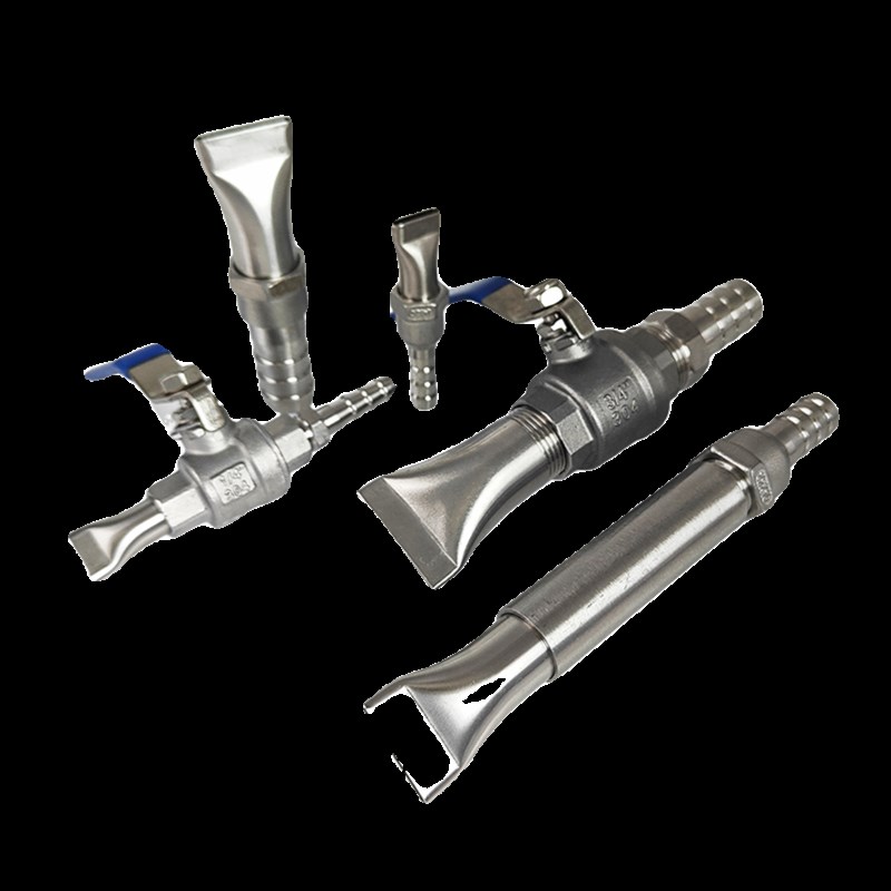 30不锈钢水枪鸭嘴喷头 扇形扁平扁口园林工地路面高压冲洗喷水嘴