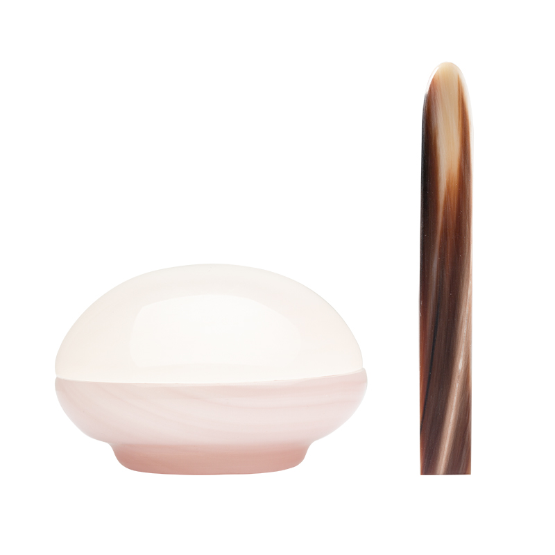 【夏生】手工朱膘专业印泥古法书画印章专用白玉缸套装诗无邪文房