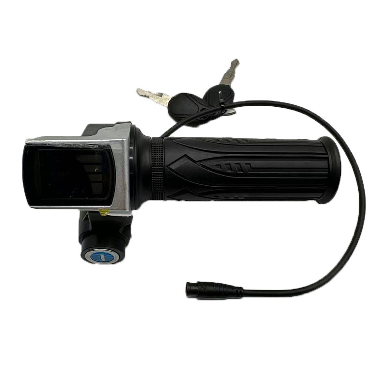 蜂鸟代驾车转把锋鸟摺叠电动车油门把手总成六针防水插头专用配件