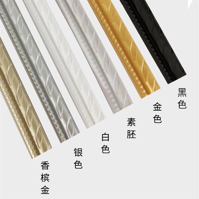 欧式pvc软线条 镜子包边条美边石膏线 吊顶边框装饰pu线条自粘