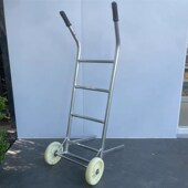 叉鸡笼车鸡鸭鹅家禽手推车鸡笼运输车带轮车农用叉鸡笼车手动叉车