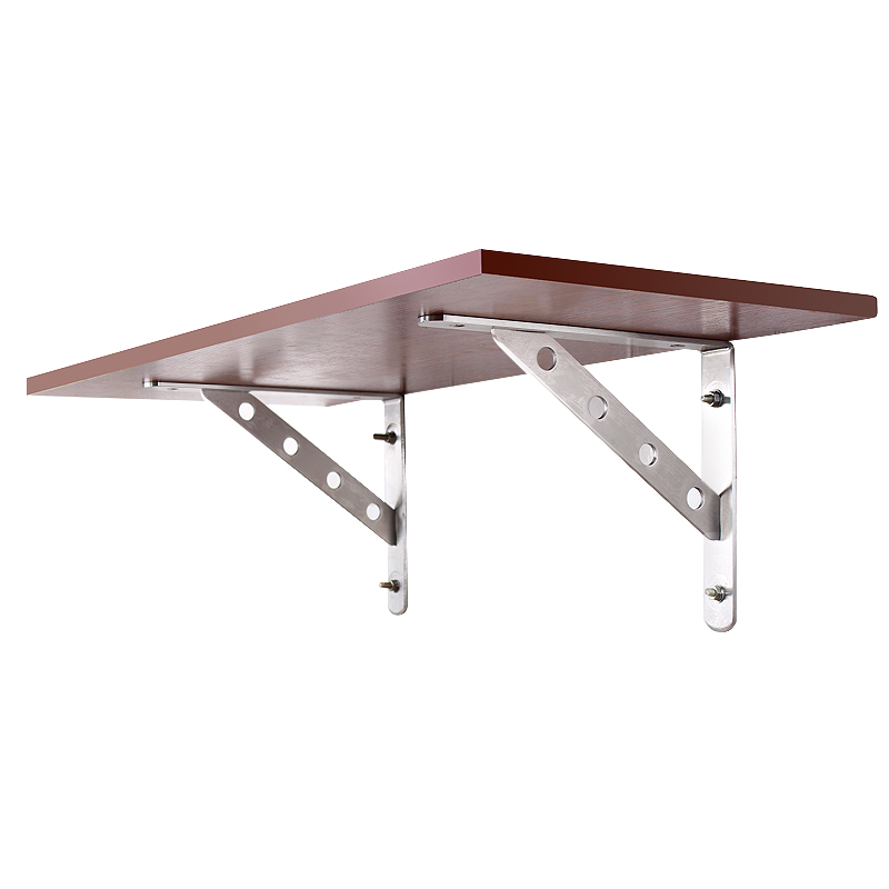 三角支架加厚不锈钢承重三脚架置物架墙上隔板支撑托架直角三角架