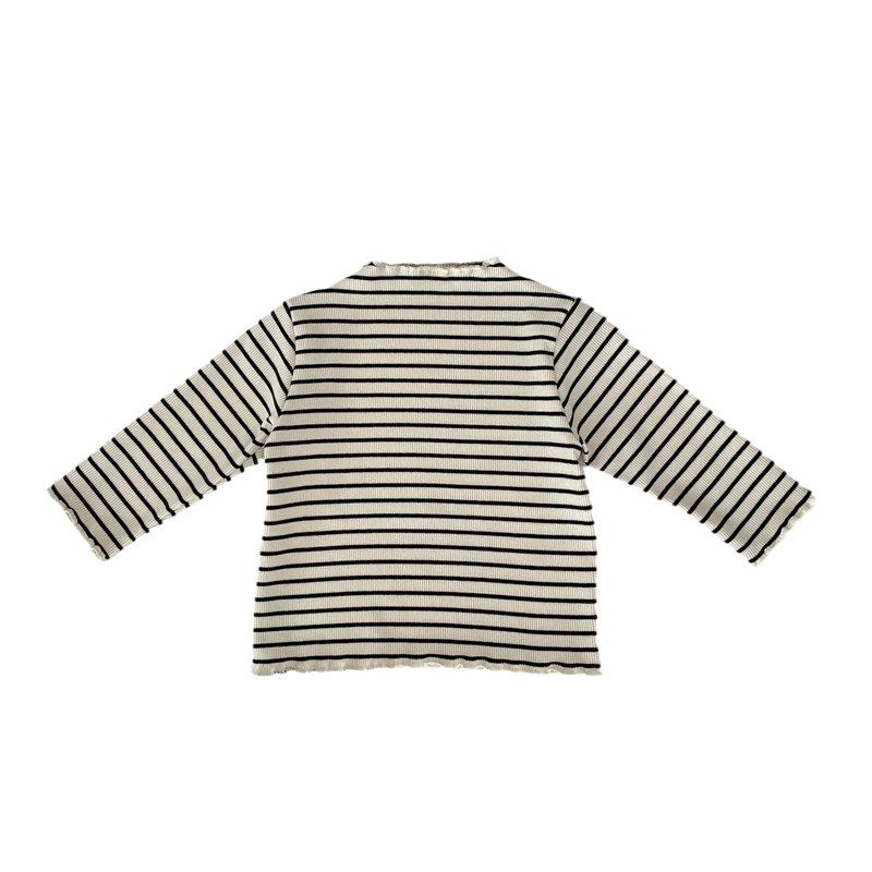 婴儿衣服木耳边T恤春秋长袖男女宝宝打底衣纯棉婴幼儿上衣秋季,童装/婴儿装/亲子装,T恤,淘宝优惠券,粉丝福利购,淘宝优惠卷