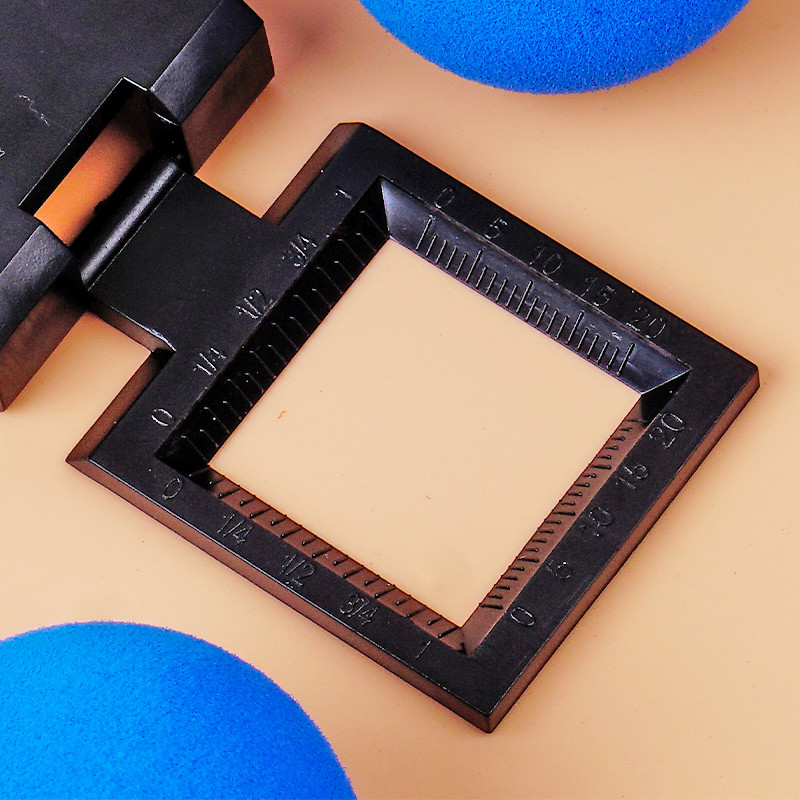 网点印刷纺织照布镜便携式10倍高清折叠一英寸放大镜塑料三折鸽眼