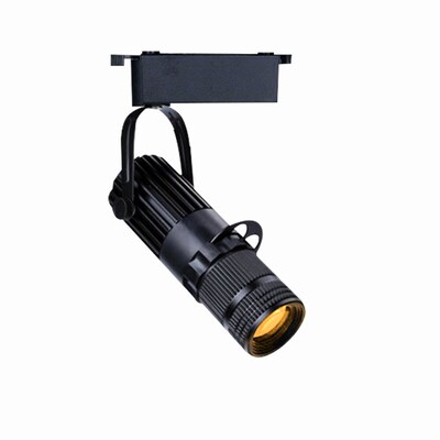低压12V可调焦聚光灯led变焦轨道灯酒吧ktv彩光氛围灯红蓝绿黄紫