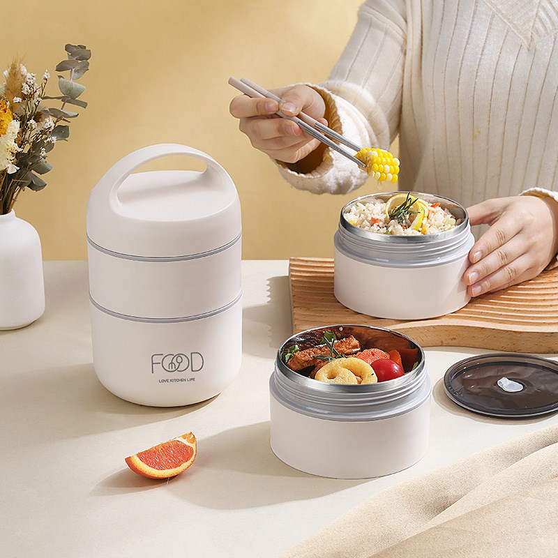 儿童小型保温饭盒便携保温碗迷你小保温盒小容量早餐汤杯上班族
