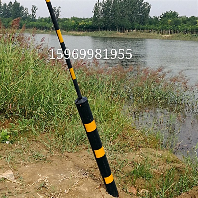 优质电力拉线护套警示管PVC红白反光加厚电线杆防护管安全标志杆