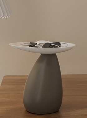 中古风石来运转摆件入门玄关客厅桌面钥匙置物收纳新居乔迁装饰品