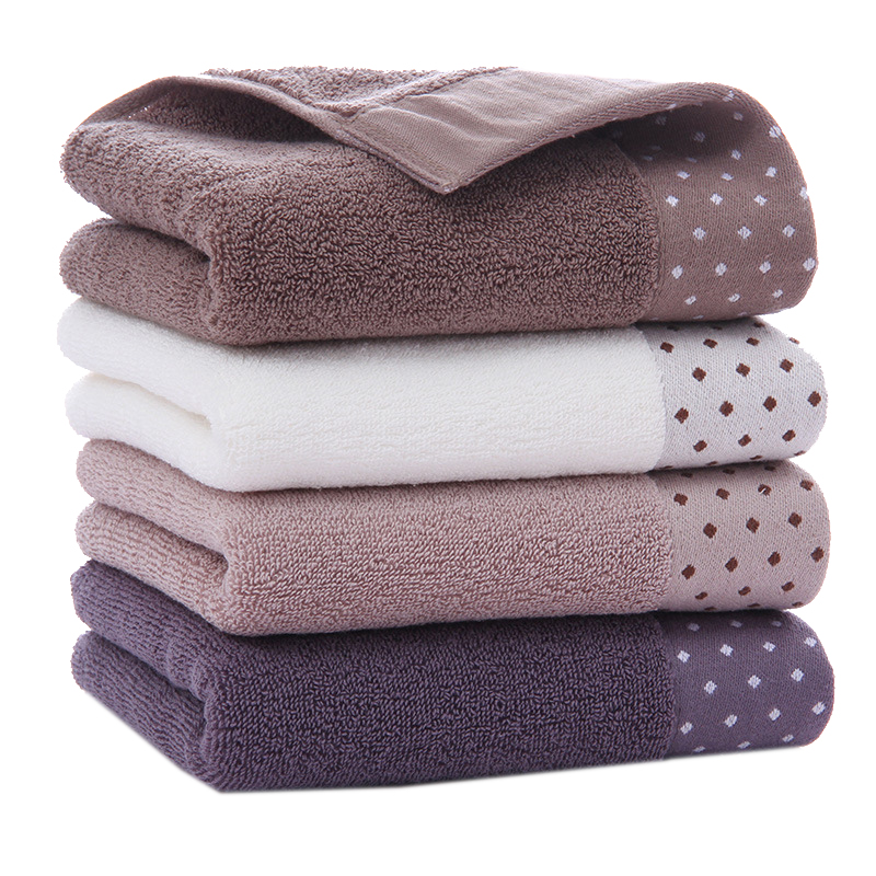 10条装新品纯棉毛巾全棉吸水柔软提花面巾洗脸家用成人不掉毛包邮