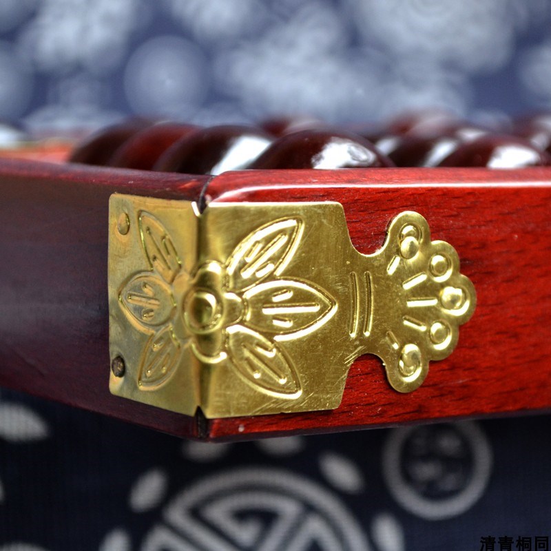 成年人大号15档5珠算盘5位五子实木质算盘木制木珠学生财会用算盘