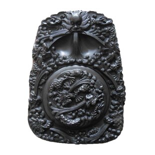 正宗山西澄泥砚砚台原石端砚带盖初学者文房四宝笔墨纸墨池多功能