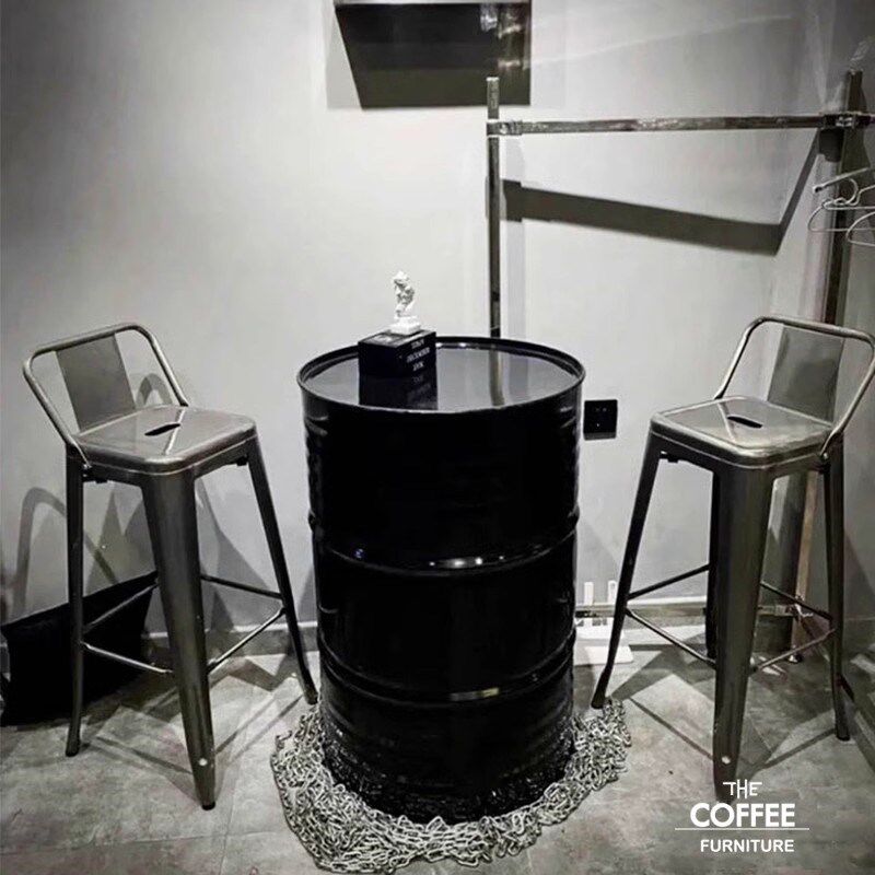 油桶桌铁艺装饰吧台工业复古风桌椅烧烤凳子新店开业门店装饰铁桶,商业/办公家具,酒吧桌,淘宝优惠券,粉丝福利购,淘宝优惠卷