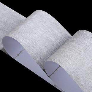 加厚浅灰布纹门框包边贴纸自粘家具翻新窗框木纹修复地板遮丑补洞