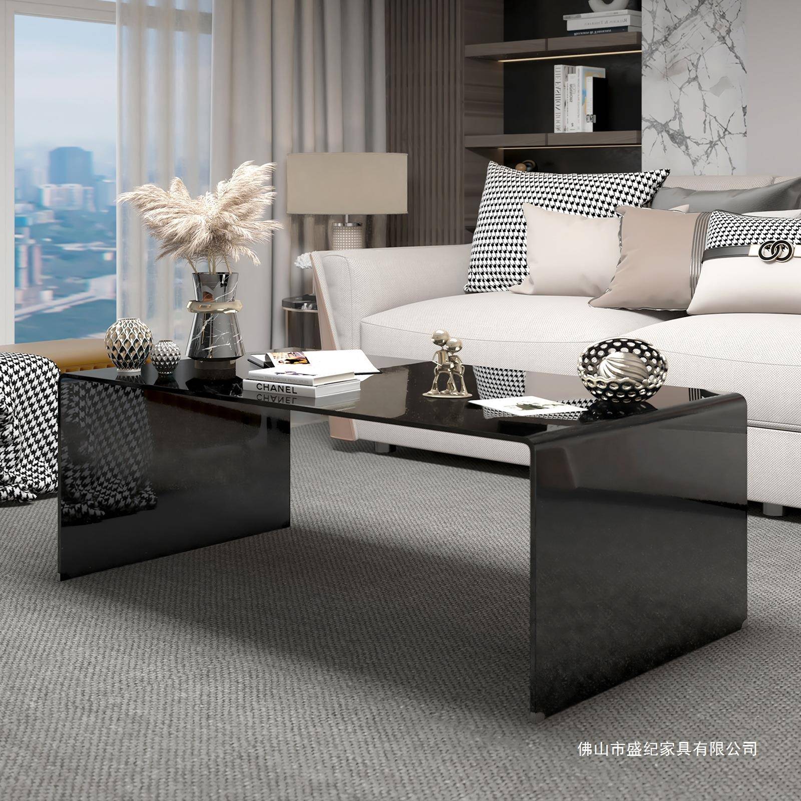 茶几玻璃客厅家用个性长方形茶机桌小户型茶几简约现代迷你办公室