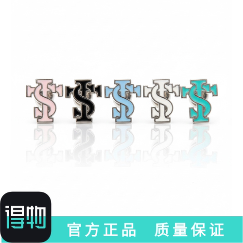 STK珐琅复古美式百搭耳钉