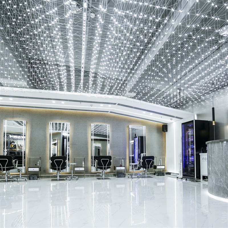 满天星光立方装饰吊灯大厅售楼部酒店大堂酒吧创意个性工程灯定制