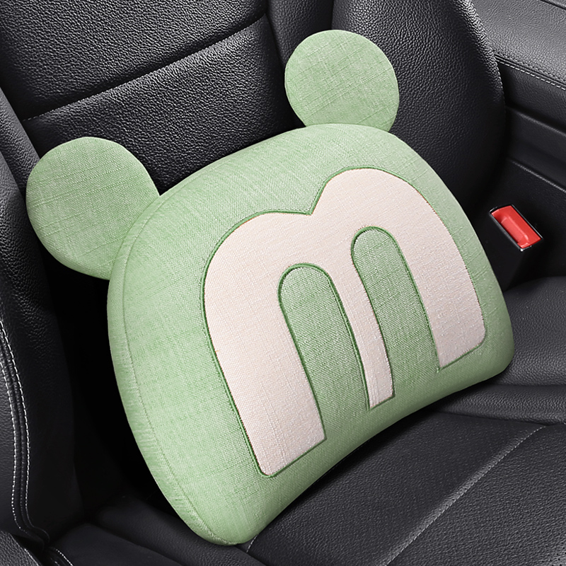 靠垫办公室腰靠护腰汽车腰靠垫腰枕座椅靠背垫抱枕靠枕靠背久坐夏