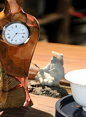 特色手工艺品环氧树脂花瓶摆件客厅茶室酒店装饰品摆件个性礼品