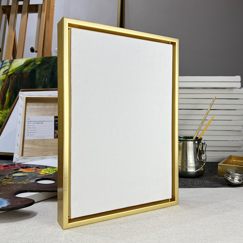 油画框带画布沥粉画板画框空白油画画框画布带框适合丙烯油画颜料